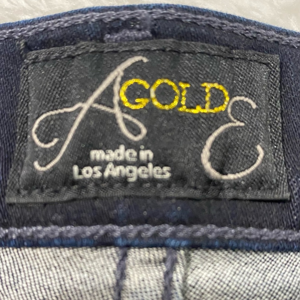 AGOLDE Sophie High Rise Skinny Jeans Dark Wash Stretch Size 26 - Picture 6 of 13